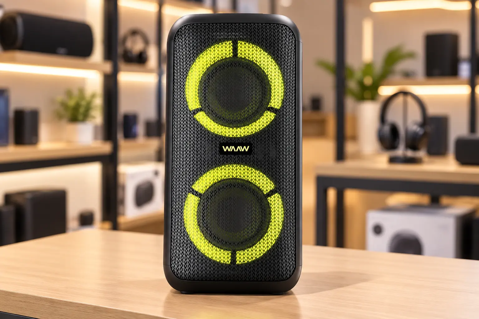 WAAW INFINITE 100 ou 200: potência leva de 100W a 160W RMS