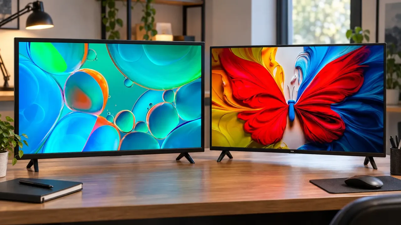 Samsung LS32H5000 ou TCL 32S5K: HD/Tizen ou Full HD QLED
