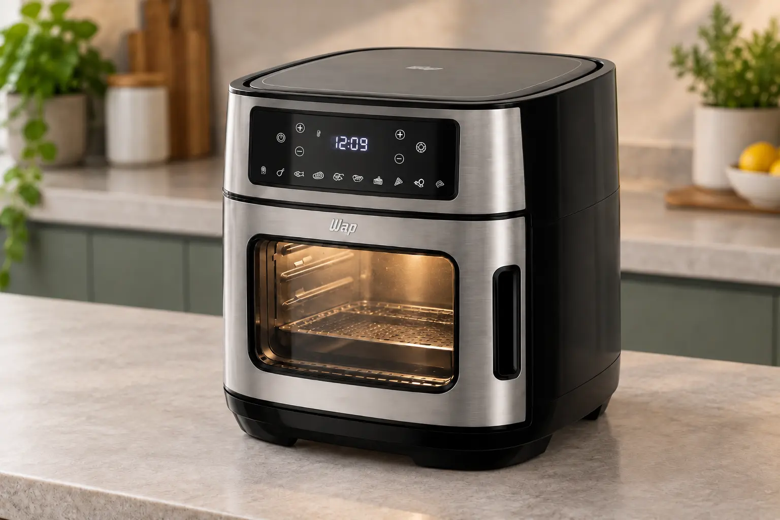 Nas WAP Oven 12L, o código do modelo pesa mais que o nome do anúncio