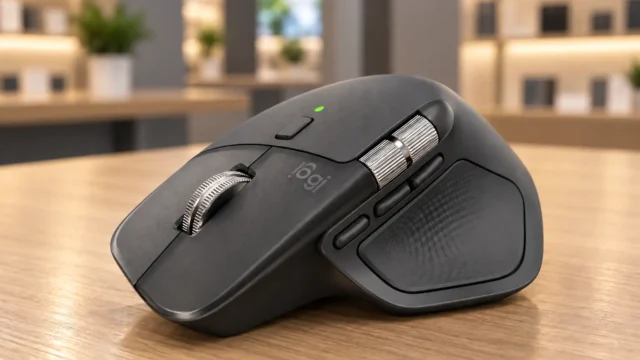 MX Master 3S, 4 e Vertical se separam por controles e ângulo de 57°