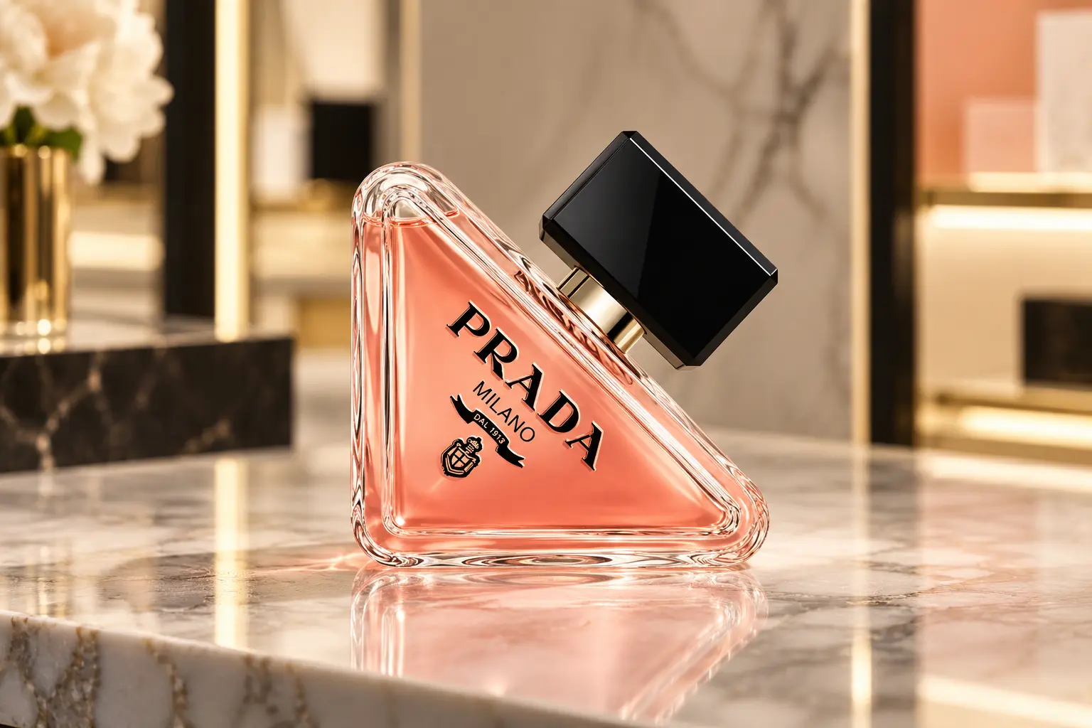 No Prada Paradoxe, a versão vem antes do frasco de 90ml ou 30ml