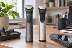 Philips Série 7000: 13 em 1 é enxuto; 22 peças traz mais regulagens