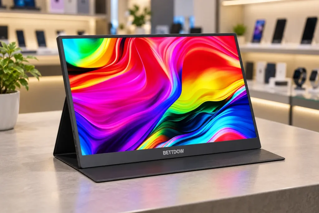 Bettdow 15,6" comum, Touch ou ARZOPA 16,1" com 100% sRGB