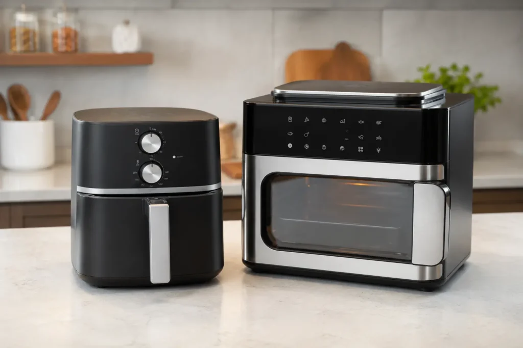Air fryer WAP de 5,2L ou 16L: cesto e oven atendem rotinas diferentes