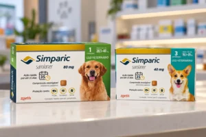Simparic 80 mg ou 40 mg: a diferença está no peso do cão