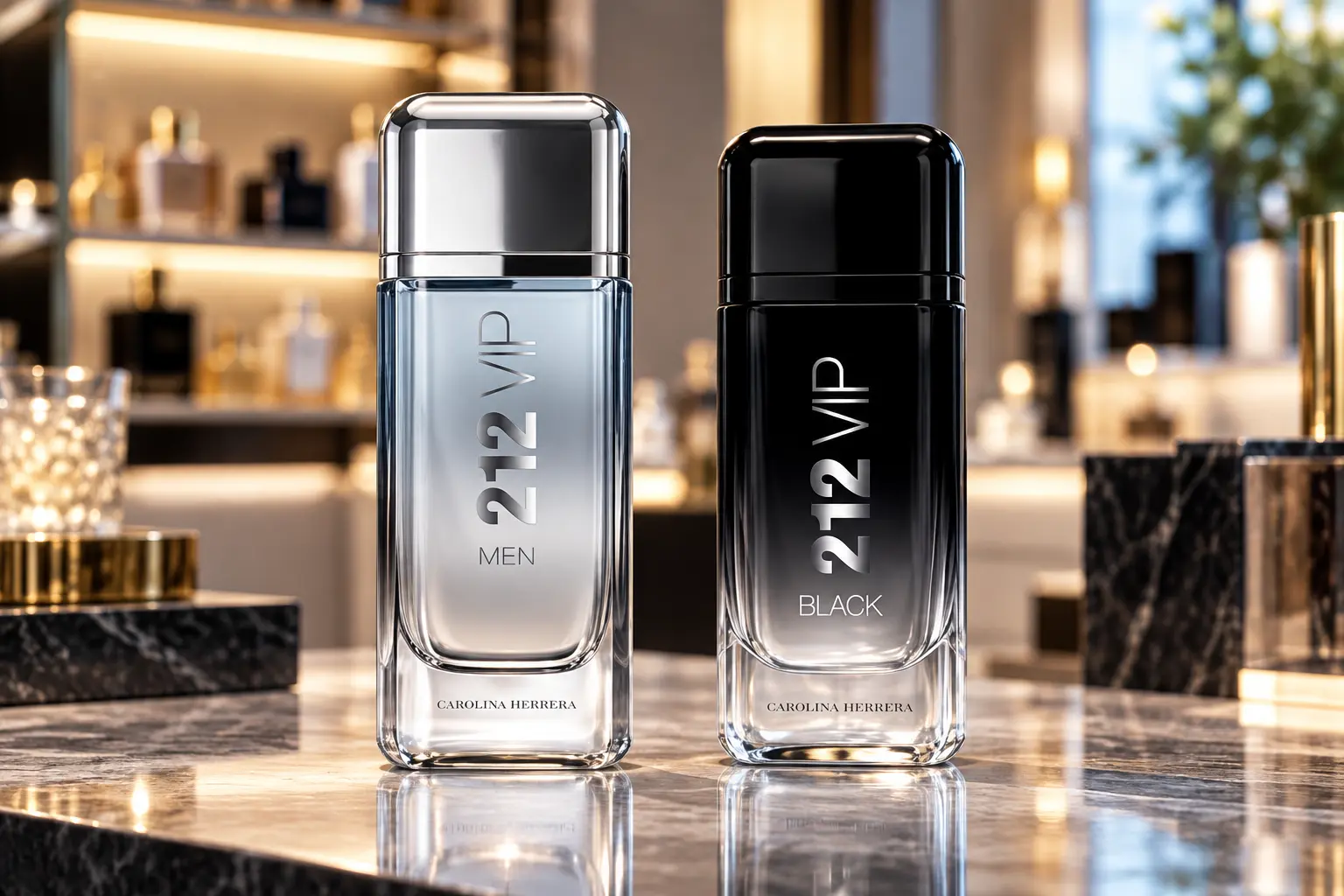 212 Vip Men ou 212 Vip Black: a diferença está na concentração