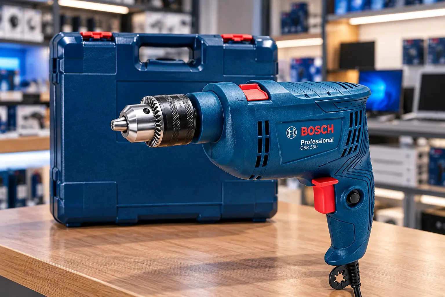 Bosch GSB 550, 120-LI e 185-LI: cabo, 12 V ou 18 V