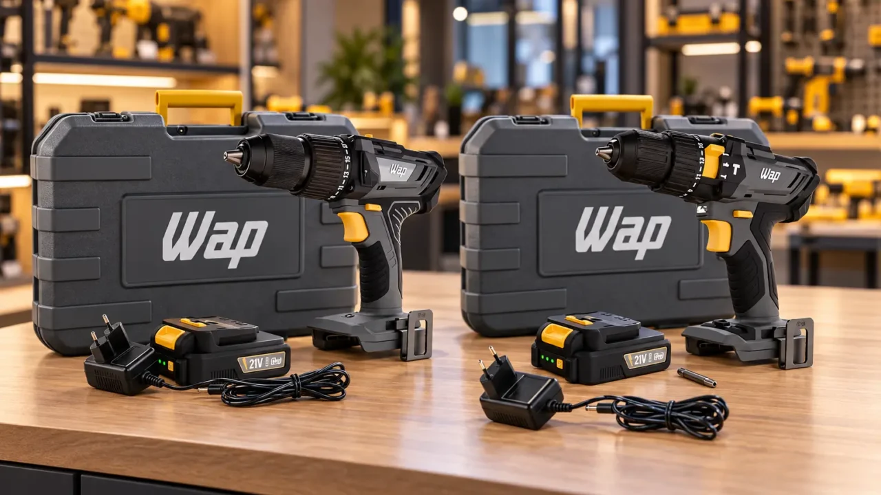 WAP K21-ID01 ou K21-ID03: mandril de 10 ou 13 mm muda a perfuração