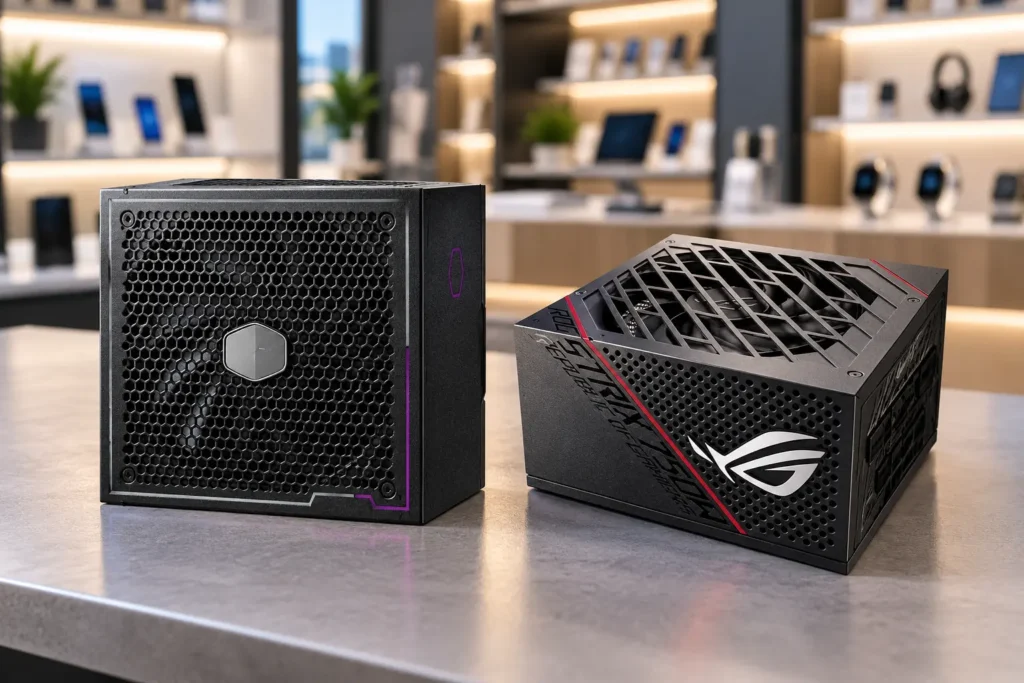 Cooler Master GXIII ou ROG Strix 750W: cabos, refrigeração e garantia