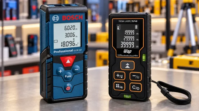 Bosch GLM 40 ou WAP TLP 40: cálculos ou medição contínua