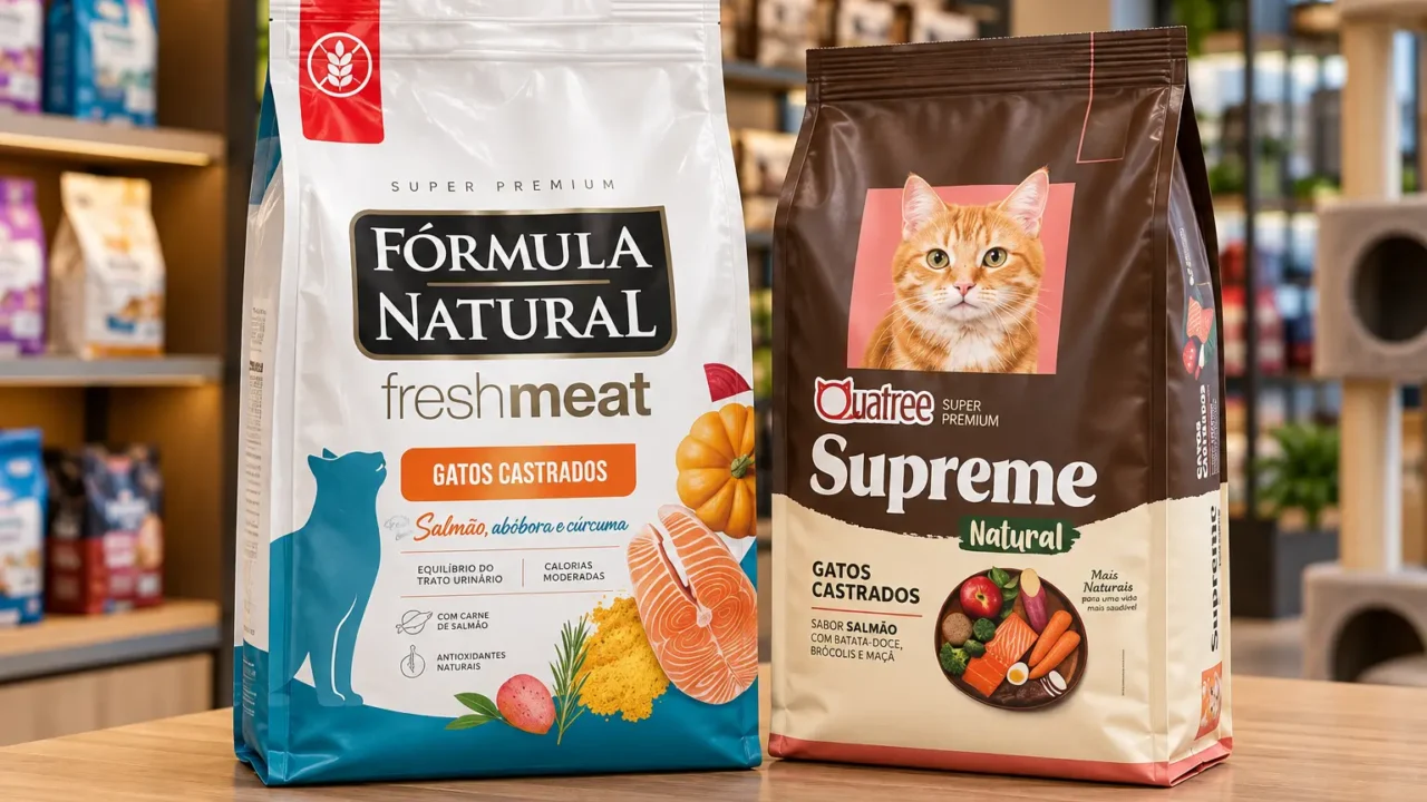 Fórmula Natural ou Quatree Supreme: compare composição e rótulo