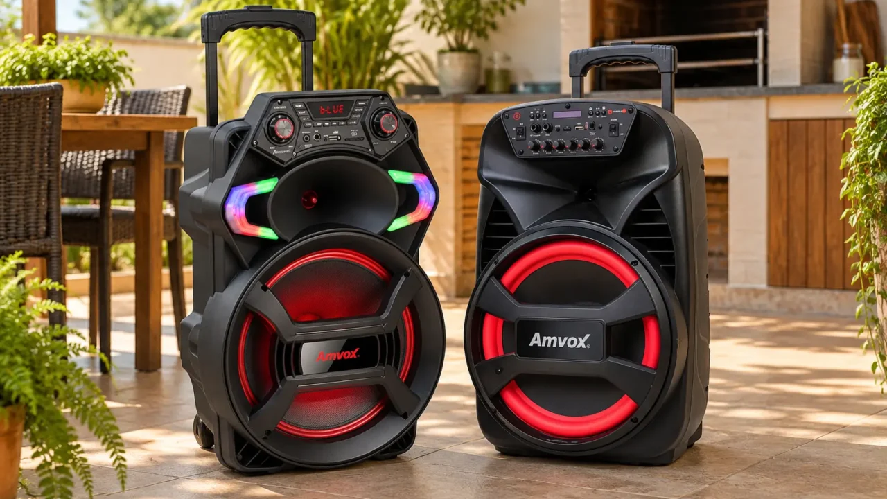ACA 480 ou ACA 550: entrada para instrumento ou 550 W RMS