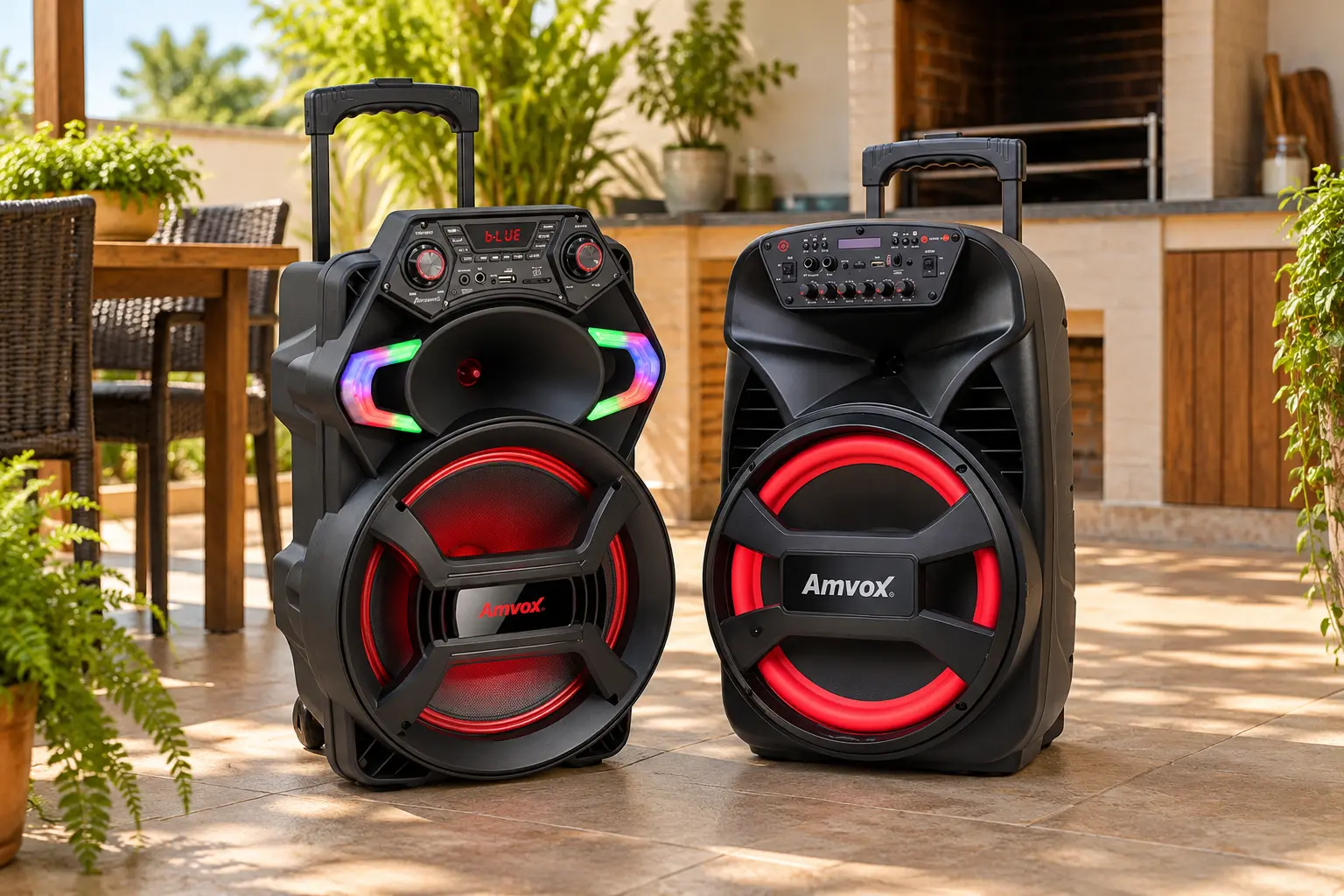 ACA 480 ou ACA 550: entrada para instrumento ou 550 W RMS