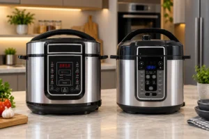 Panela de pressão elétrica 5L ou 6L: funções ou mais espaço