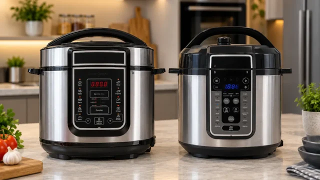 Panela de pressão elétrica 5L ou 6L: funções ou mais espaço