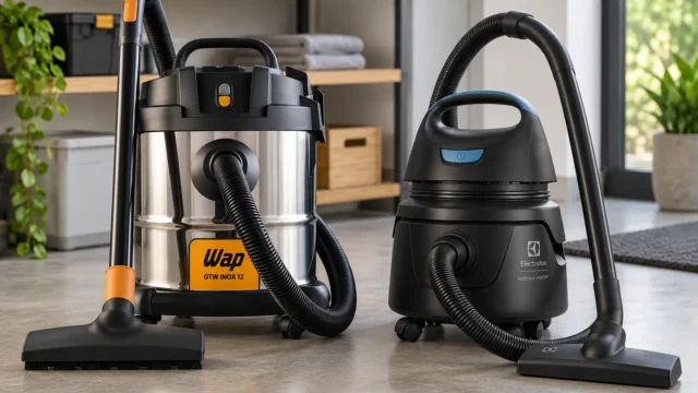 WAP GTW INOX 12 ou Electrolux AWD01: filtro e mobilidade pesam