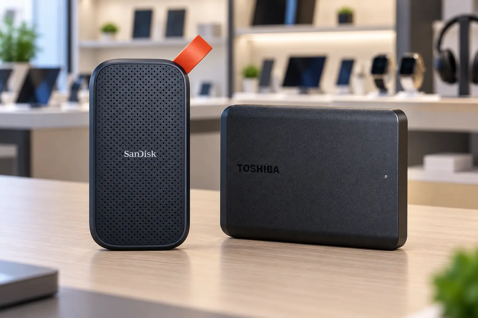 SanDisk SSD ou Toshiba Canvio: 1TB para prioridades diferentes
