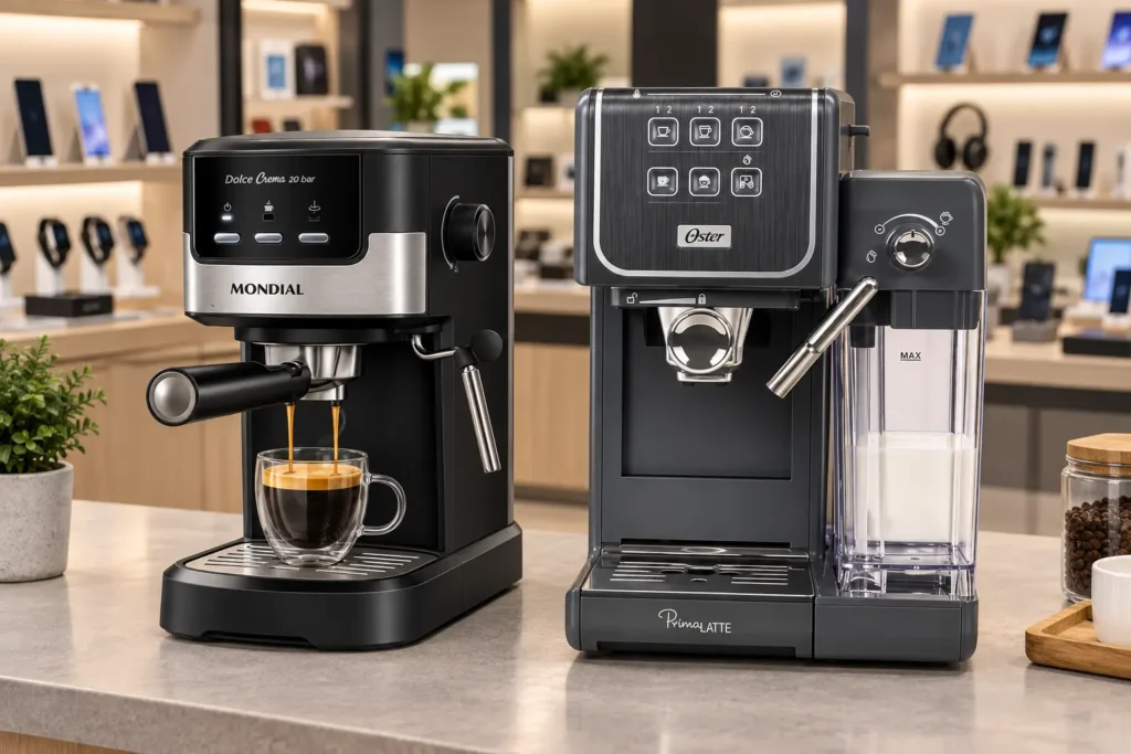 Mondial Dolce Crema ou PrimaLatte Touch: cápsulas ou automação