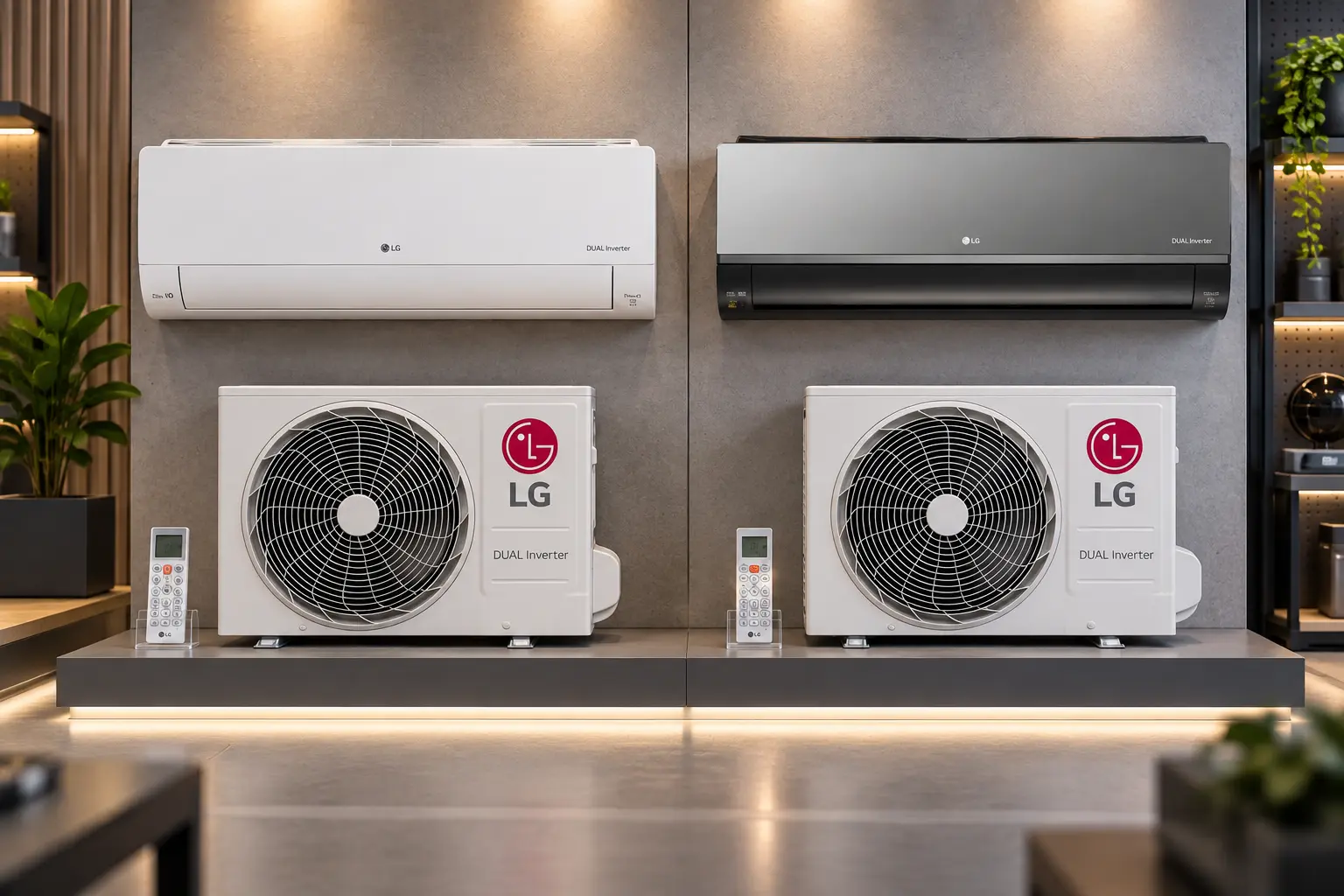 LG Dual Inverter 24.000 ou ARTCOOL: visual e recursos separam os dois