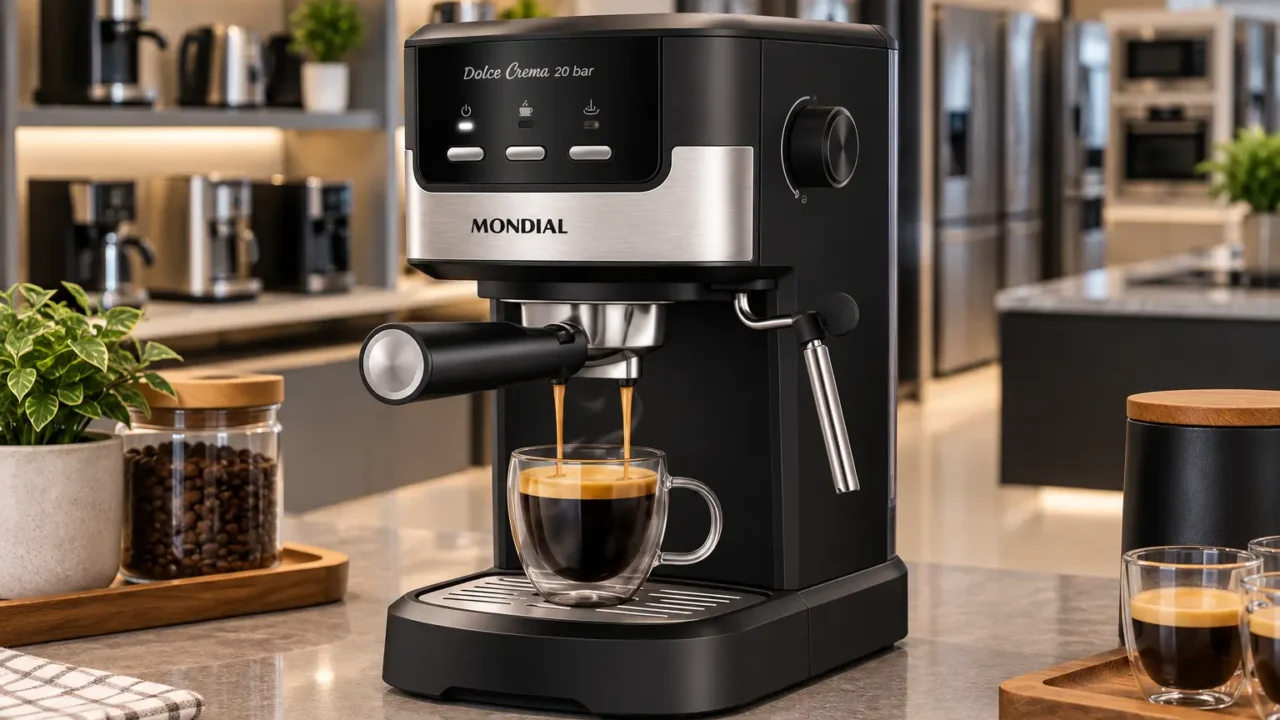 Na Dolce Crema C-21-E-CNP, 110V e 220V mantêm os mesmos recursos
