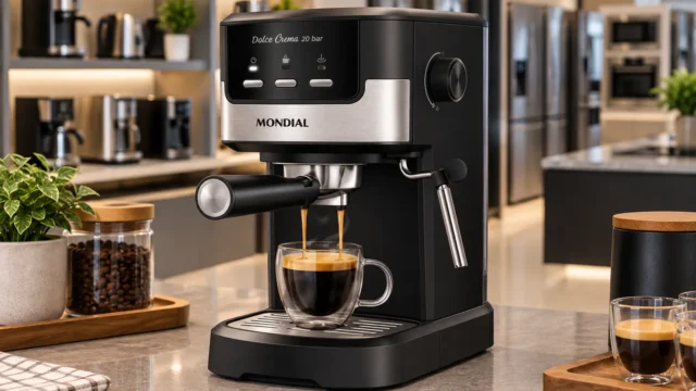 Na Dolce Crema C-21-E-CNP, 110V e 220V mantêm os mesmos recursos