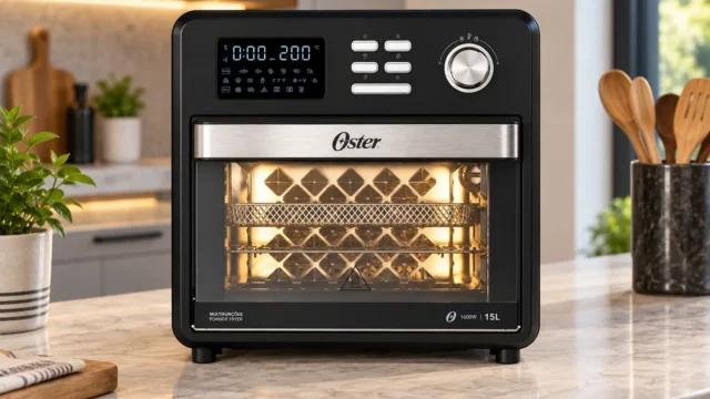 Na air fryer oven, litros não bastam: controles e acessórios decidem