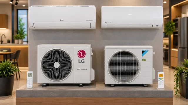 LG Dual Inverter ou Daikin Full Inverter: conectividade separa os dois