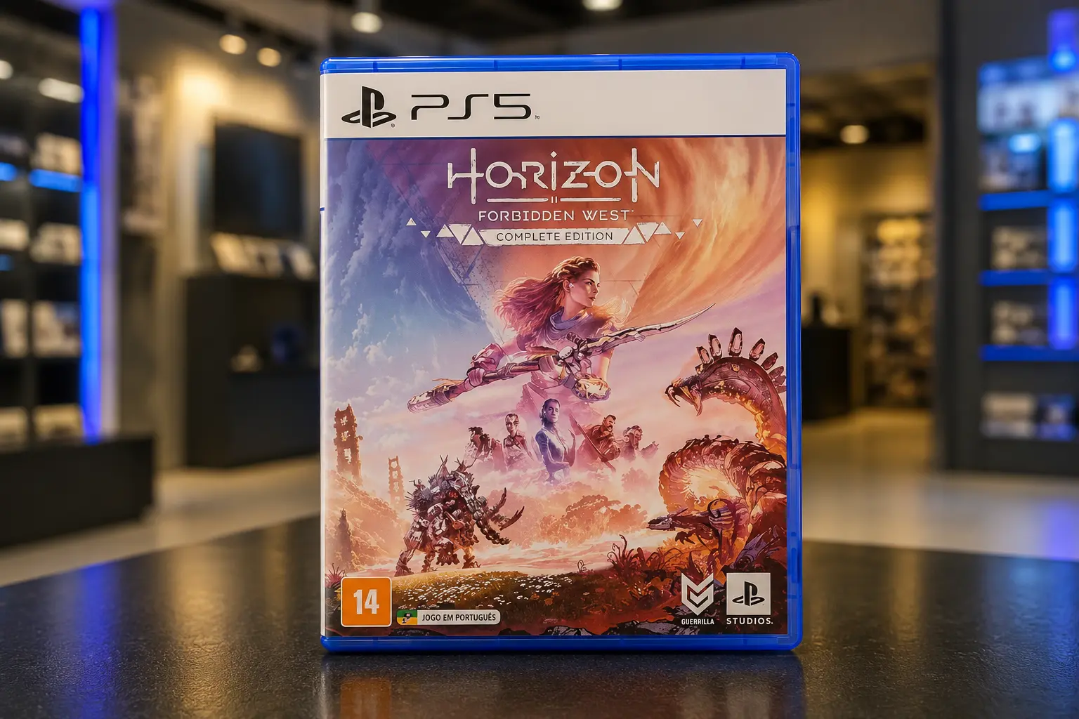 Horizon Forbidden West: Complete Edition é jogo, Strategy Guide é livro