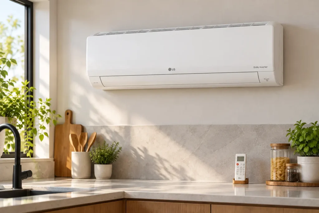 Nos 9.000 BTUs, quente e frio separa LG de Daikin e Samsung