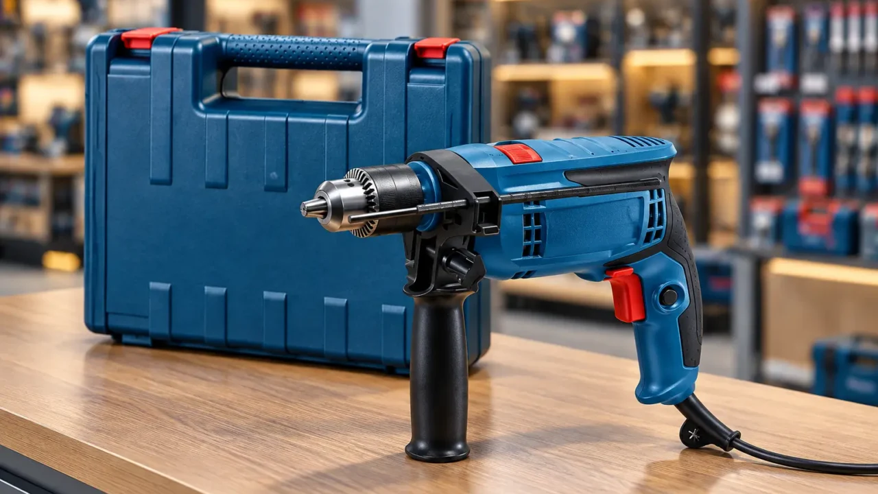Bosch 750 W ou bateria: 3 furadeiras com mandril de 10 a 13 mm
