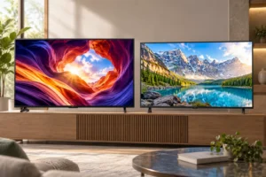 Hisense 55U6QV traz Mini LED; LG 55UA85 destaca o webOS 25