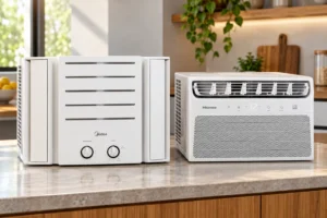 Midea mecânico ou Hisense Wi-Fi: fluxo de ar ou controle pelo app