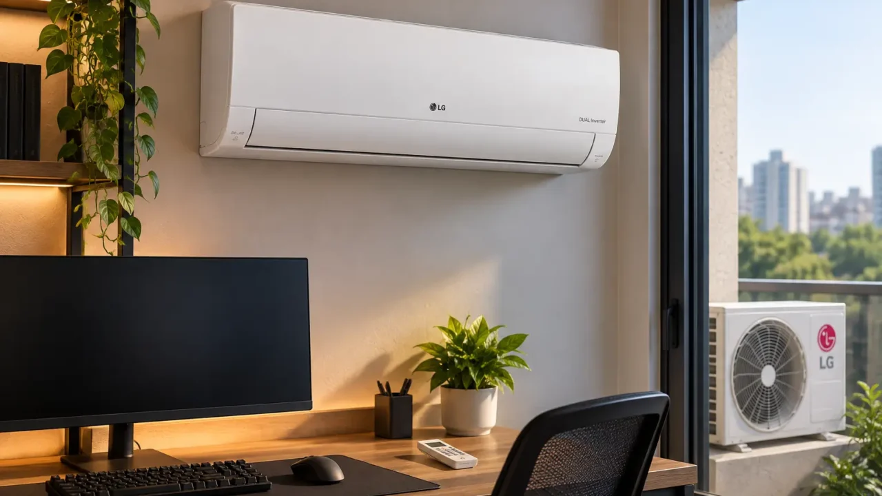 3 ar-condicionados LG AI Voice de 9000 a 24000 BTUs