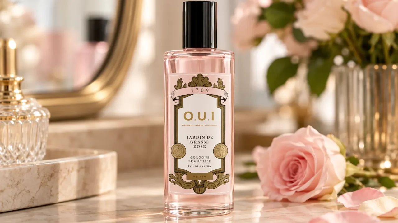 O.U.i Jardin de Grasse Rose: perfume 100ml, creme 30g e sabonete 90g