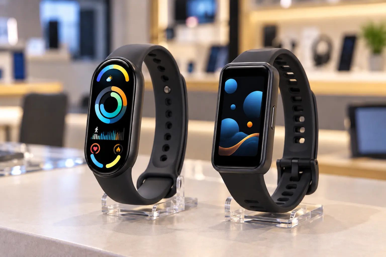 HUAWEI Band 10 ou Xiaomi Band 10: conforto, tela ou bateria