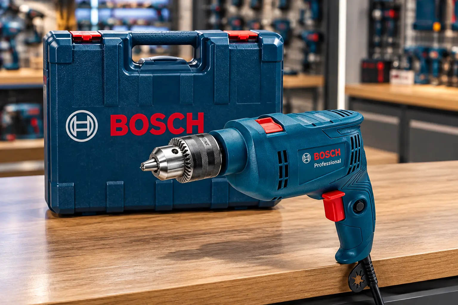Bosch GSB 13 RE-M 750W ou furadeiras a bateria de 45 a 65 Nm