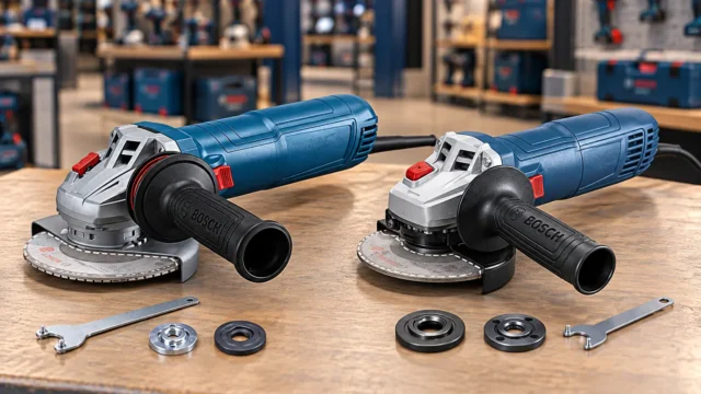 Bosch GWS 700 ou GWS 12-125 S: 710W ou 1200W com proteção eletrônica