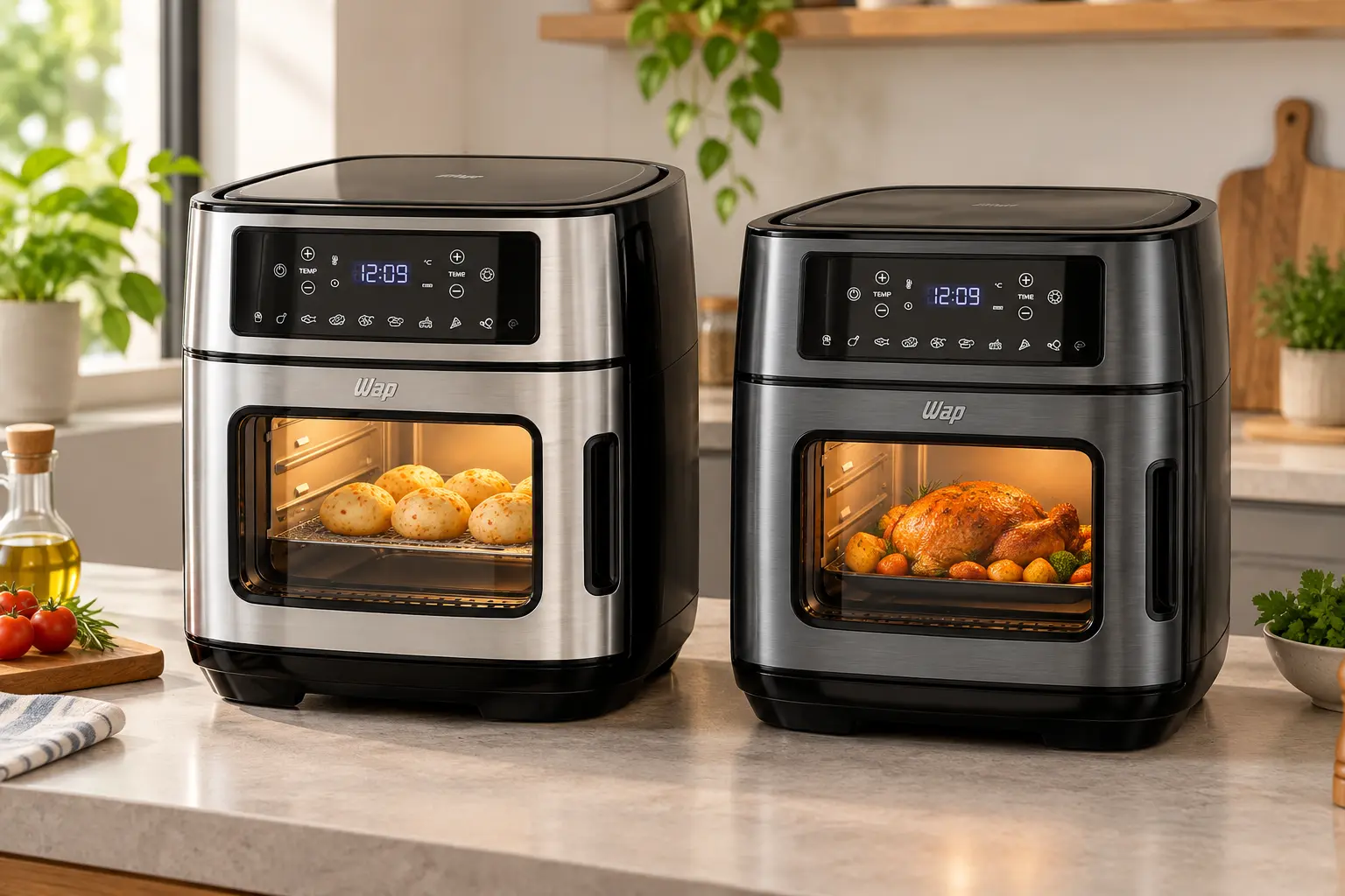 WAP Oven WAOD2 ou WAOD1: cesto removível ou preparo em dois andares