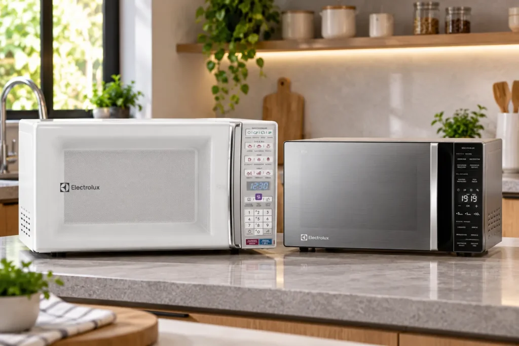 Electrolux MEO44 34L ou ME23S 23L: mais espaço ou funções de preparo