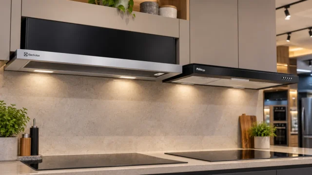 Electrolux retrátil ou Philco Slim 90 cm: instalação e iluminação