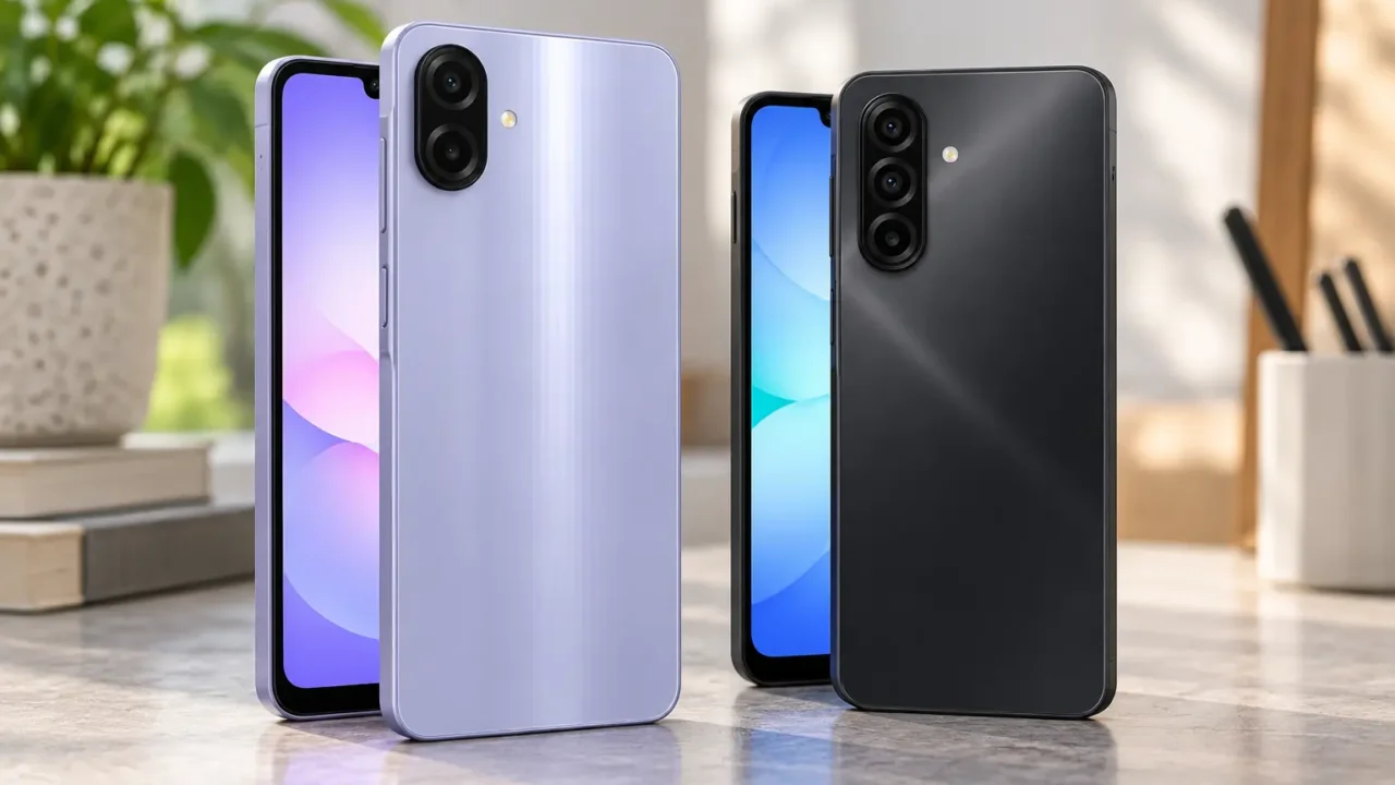 Galaxy A07 ou A17: mesma memória, diferenças na câmera e no software