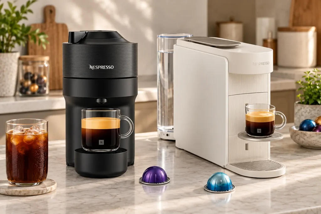 Vertuo Pop ou Vertuo Up: preparo simples ou ajustes para café gelado