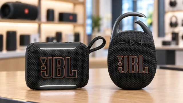 JBL Clip 5 tem mosquetão; Go 5 aposta no tamanho de bolso