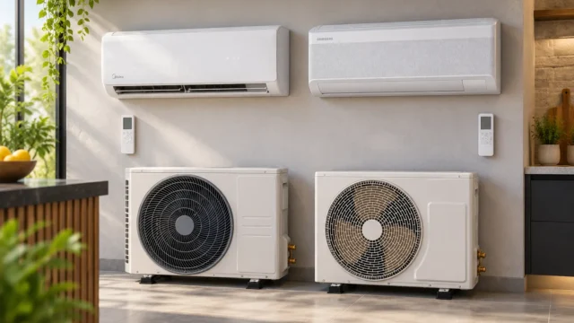 Midea EcoMaster 24.000 ou WindFree 12.000: capacidade e conforto