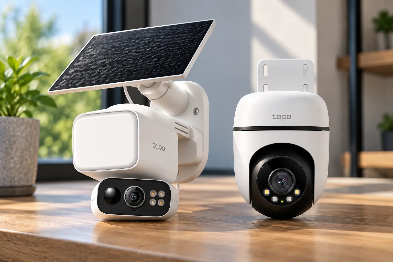 Tapo C410 Kit ou C510W: energia solar ou tomada na instalação