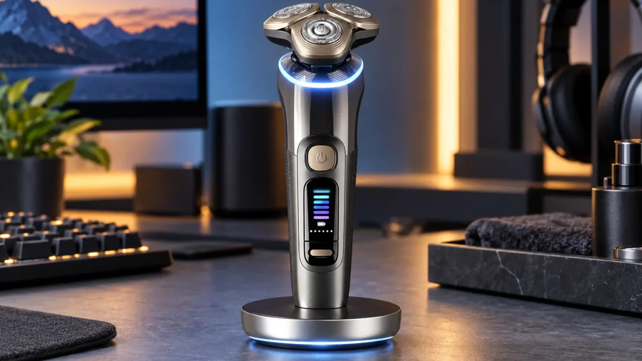 Philips i9000 rotativo ou Panasonic ARC5 de cinco lâminas