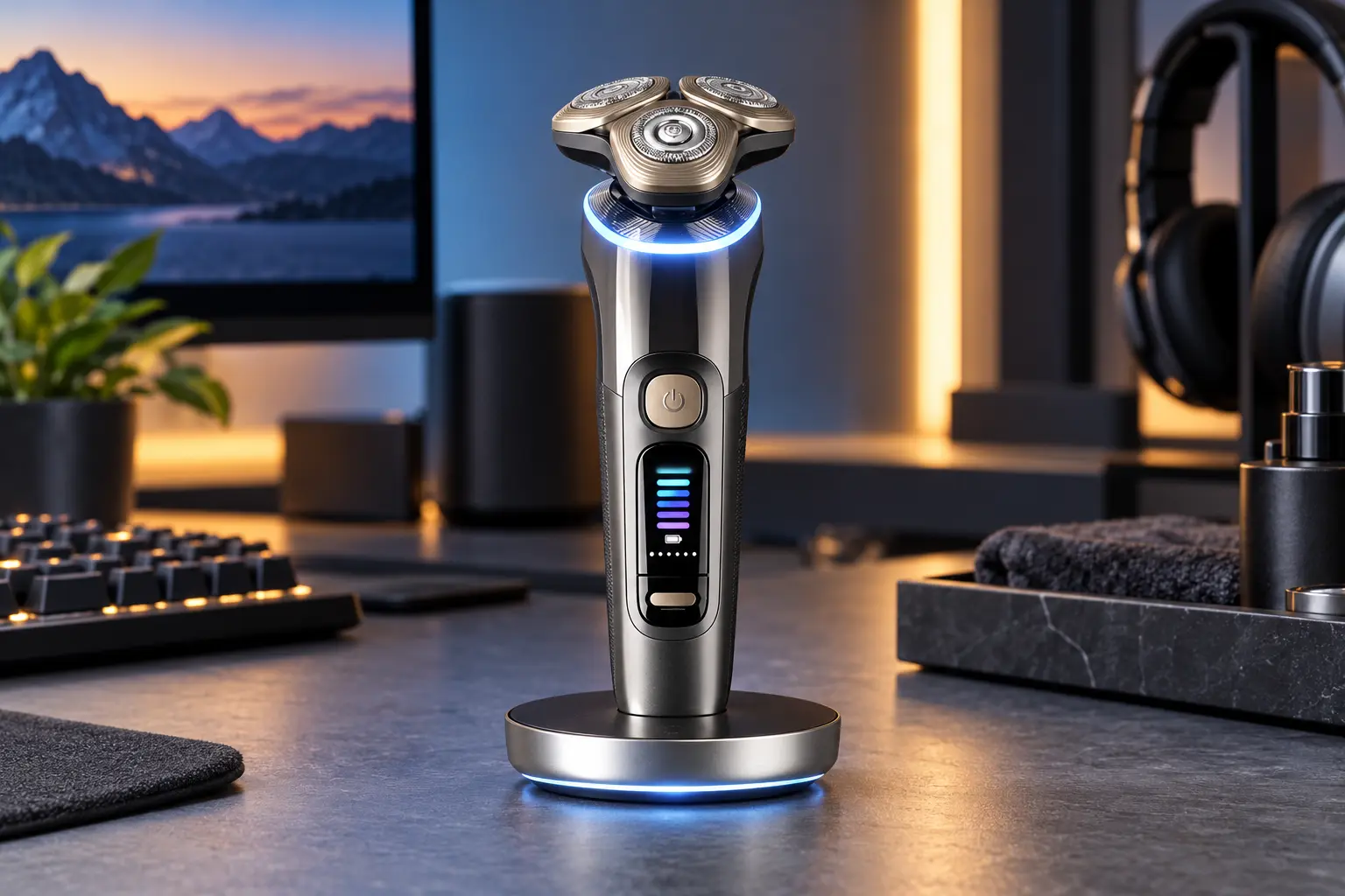 Philips i9000 rotativo ou Panasonic ARC5 de cinco lâminas