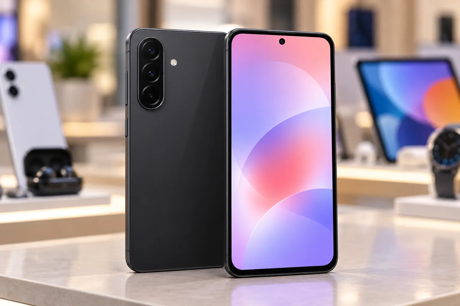Galaxy A37, A36 e A56 têm 128GB; a RAM vai de 6GB a 8GB