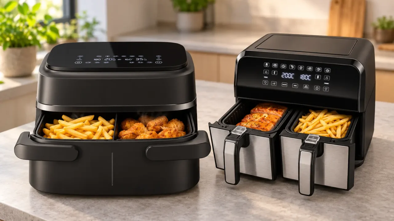 Philips Walita 7,1L ou Mondial 8L: divisória ou dois cestos físicos
