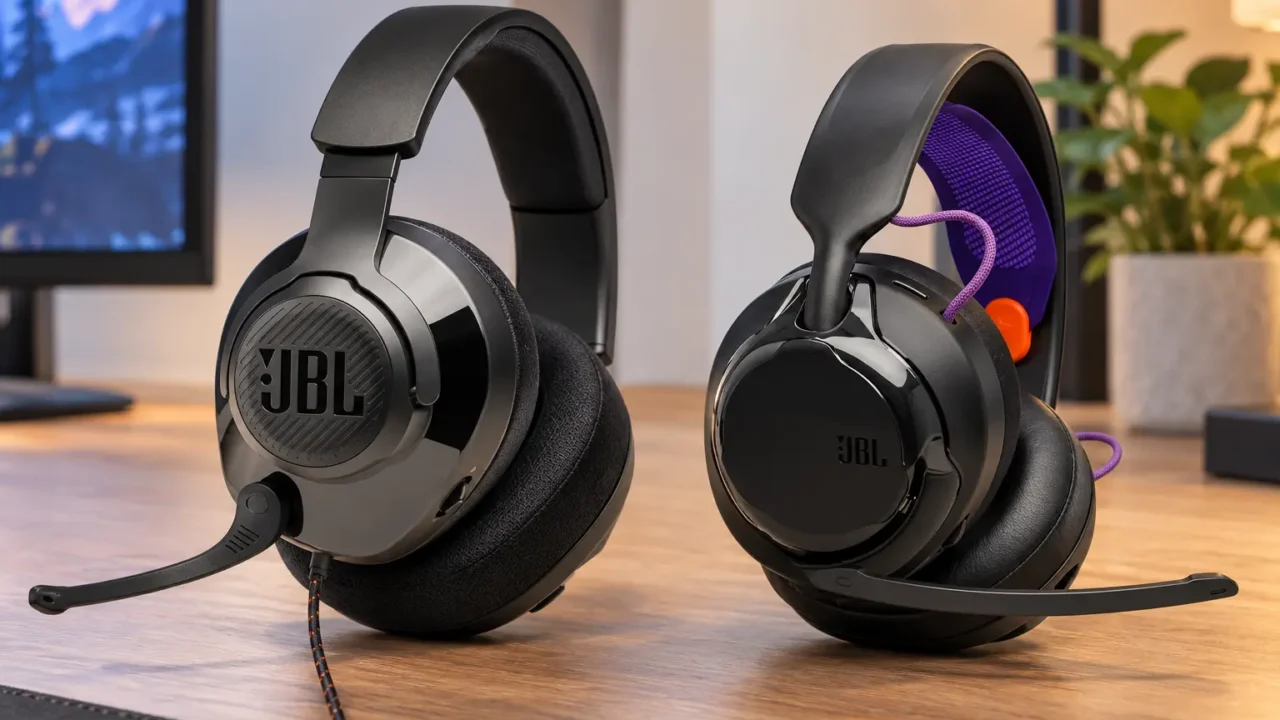 JBL Quantum 250 ou 200: o que muda no microfone e nas almofadas